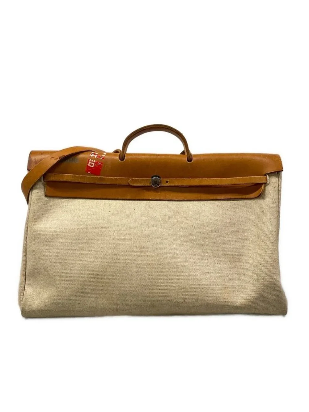 Hermes Handbag Herbag GM Ivory Brown